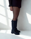 Bottes aux genoux KELLIE - noir