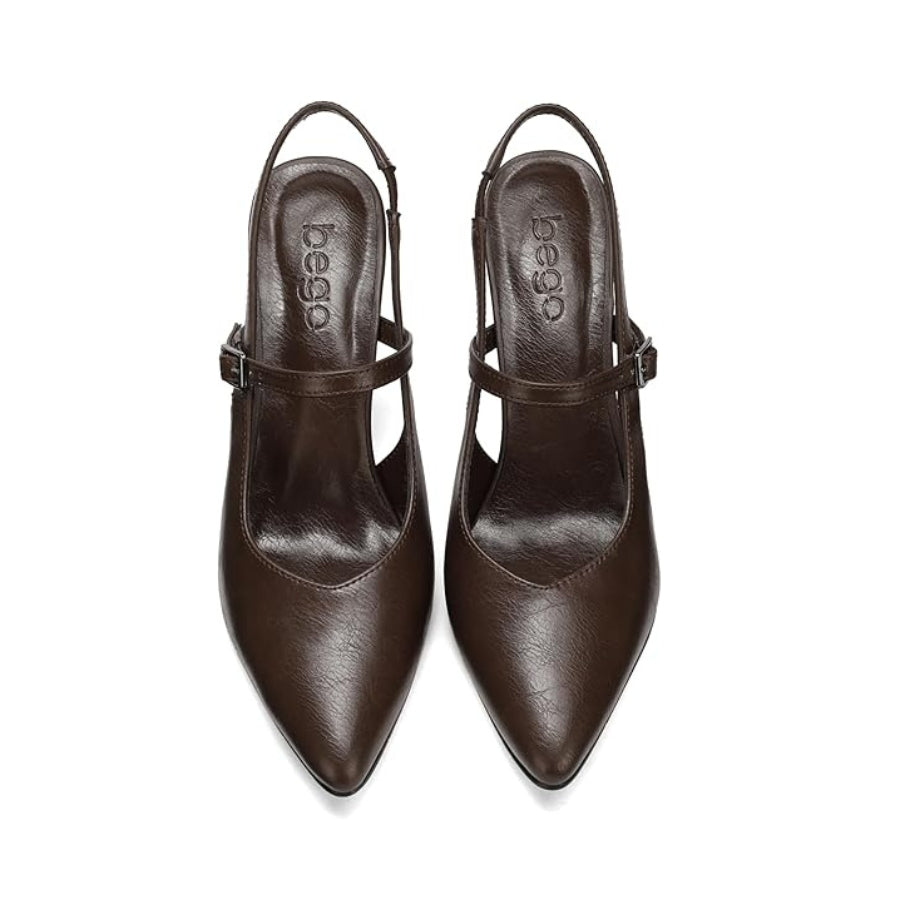 ELLA talon stiletto - brun