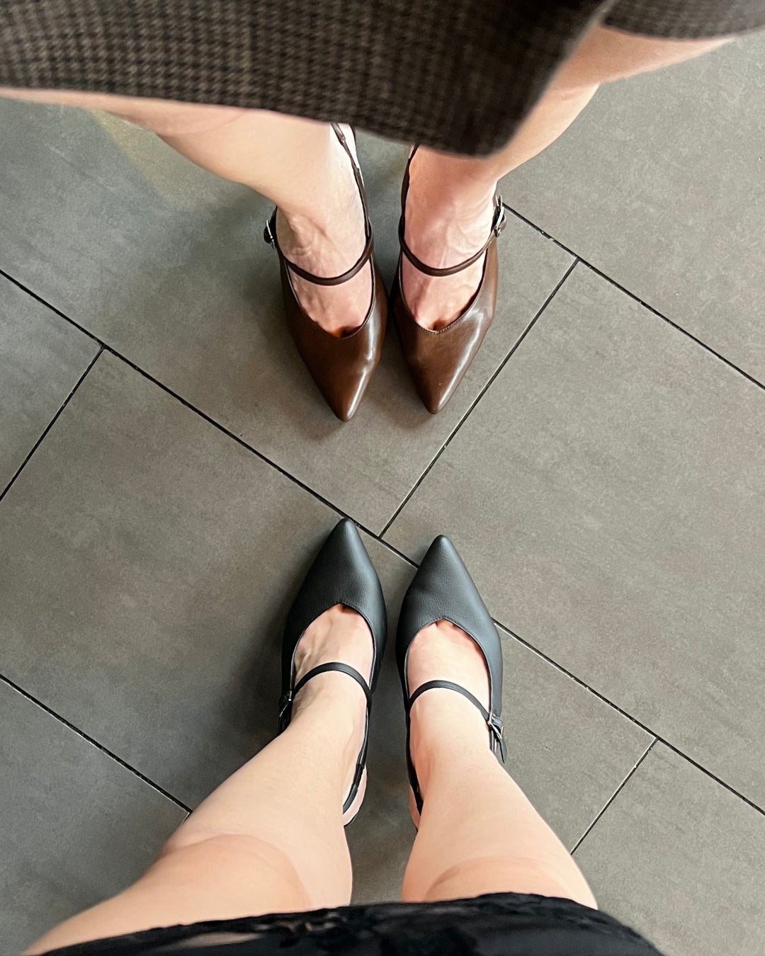 ELLA talon stiletto - brun