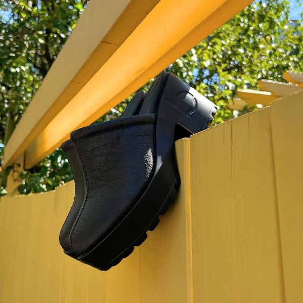 IRENE heeled clogs - black