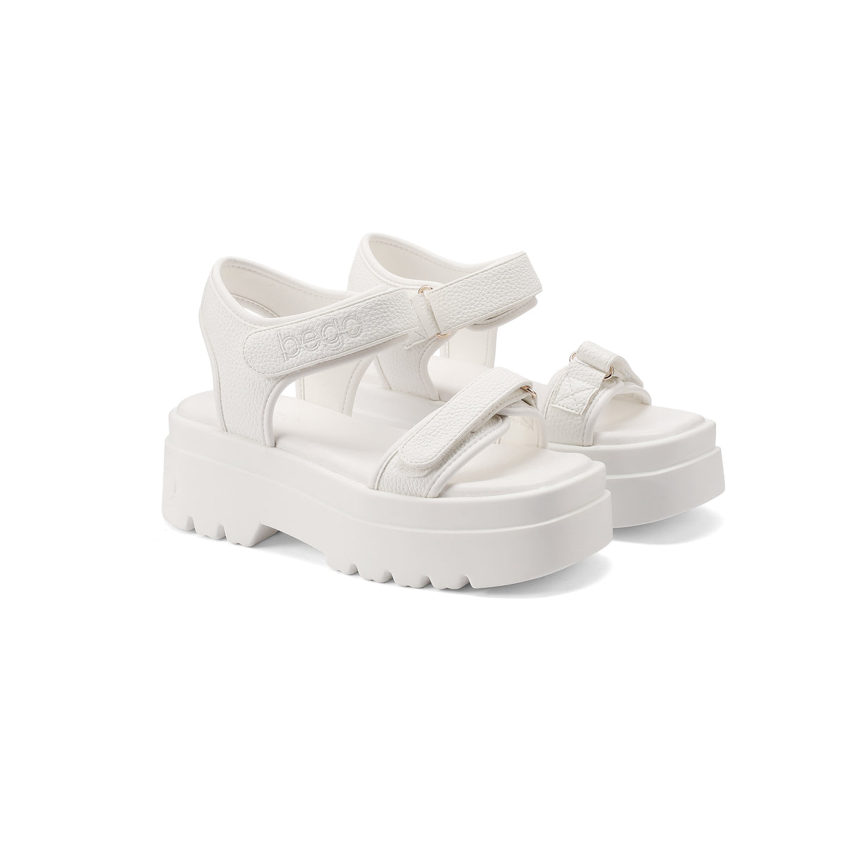 Sandales AXEL-GRAPE EN CUIR - blanche