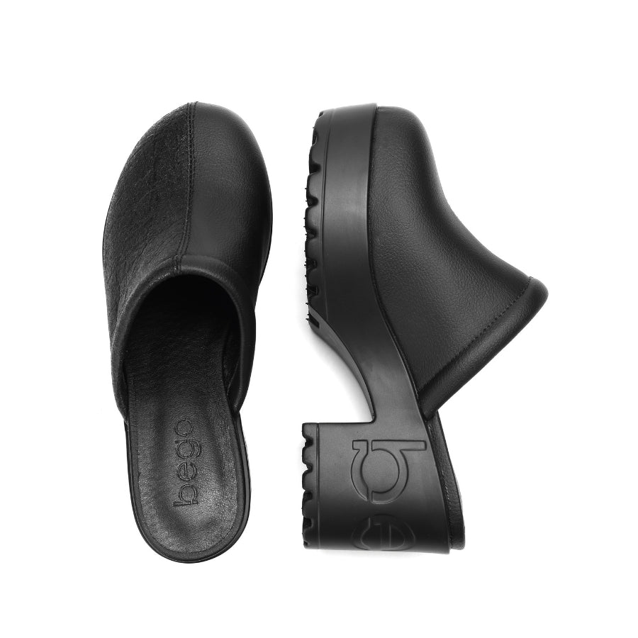 IRENE heeled clogs - black