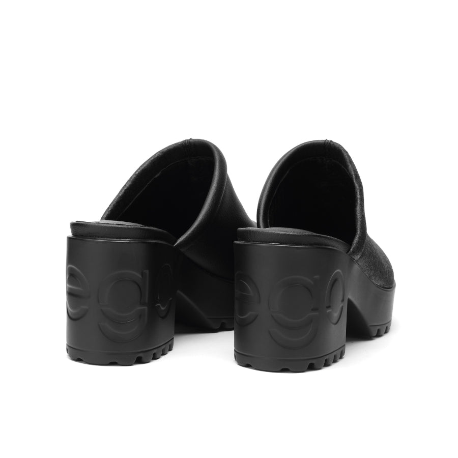 IRENE heeled clogs - black