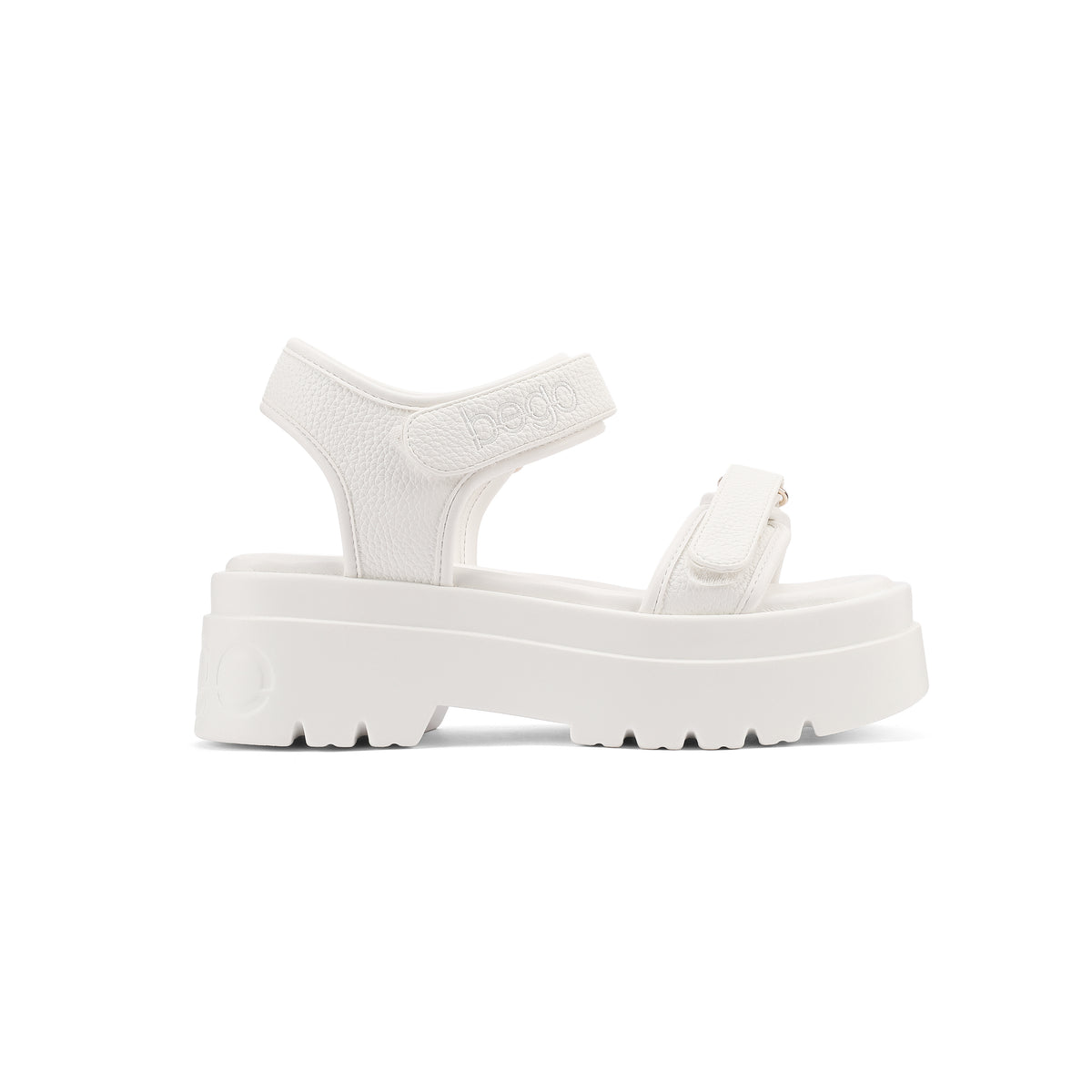Sandales AXEL-GRAPE EN CUIR - blanche