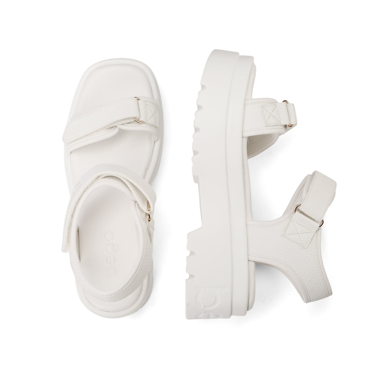 Sandales AXEL-GRAPE EN CUIR - blanche