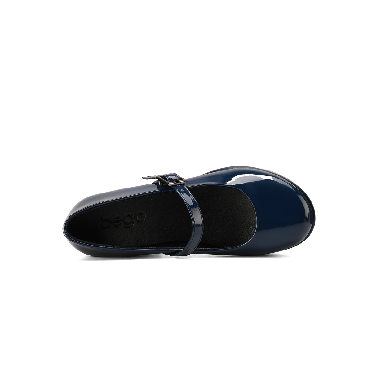 strappy DREY heel - patent navy