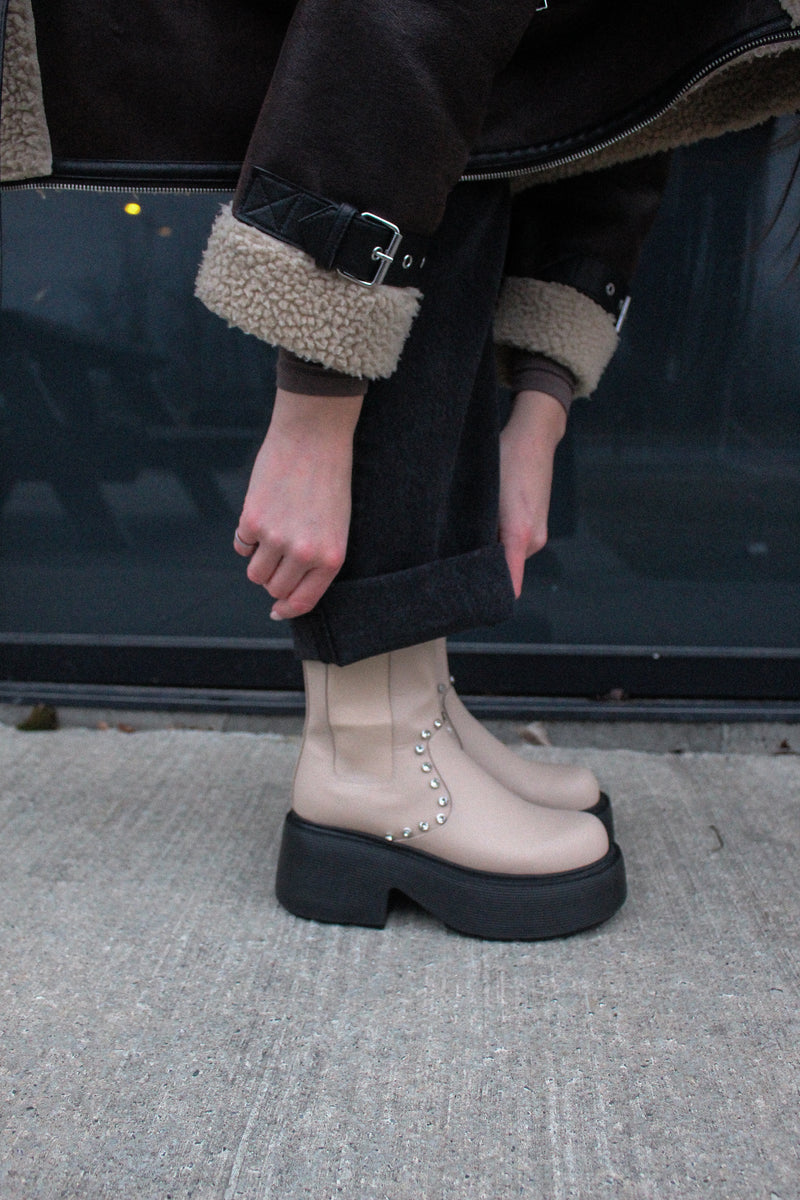 Bottes JENNY - beige