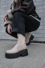 Bottes JENNY - beige