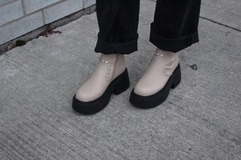 Bottes JENNY - beige