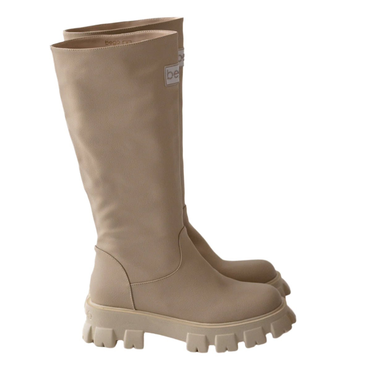 grape leather knee boots