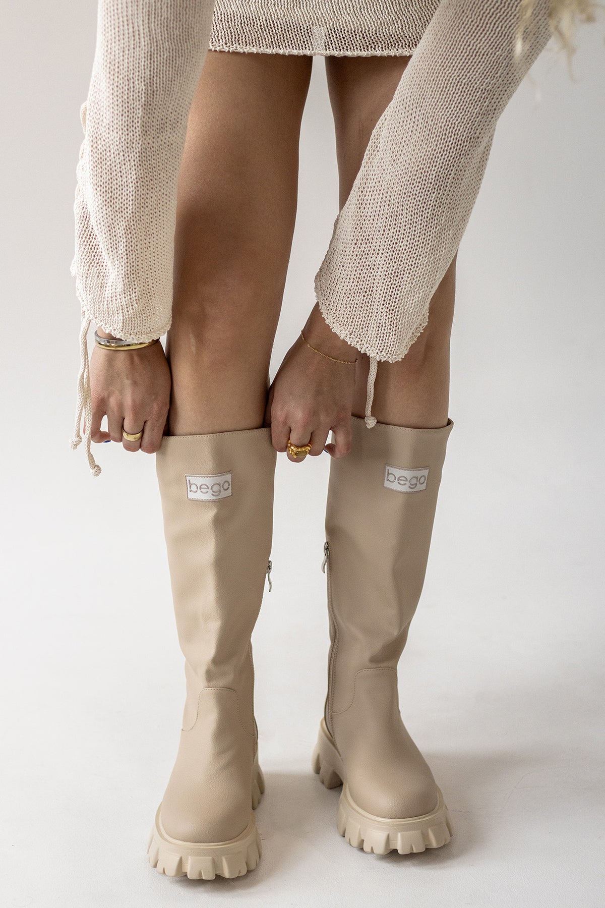 Bottes FLO - beige