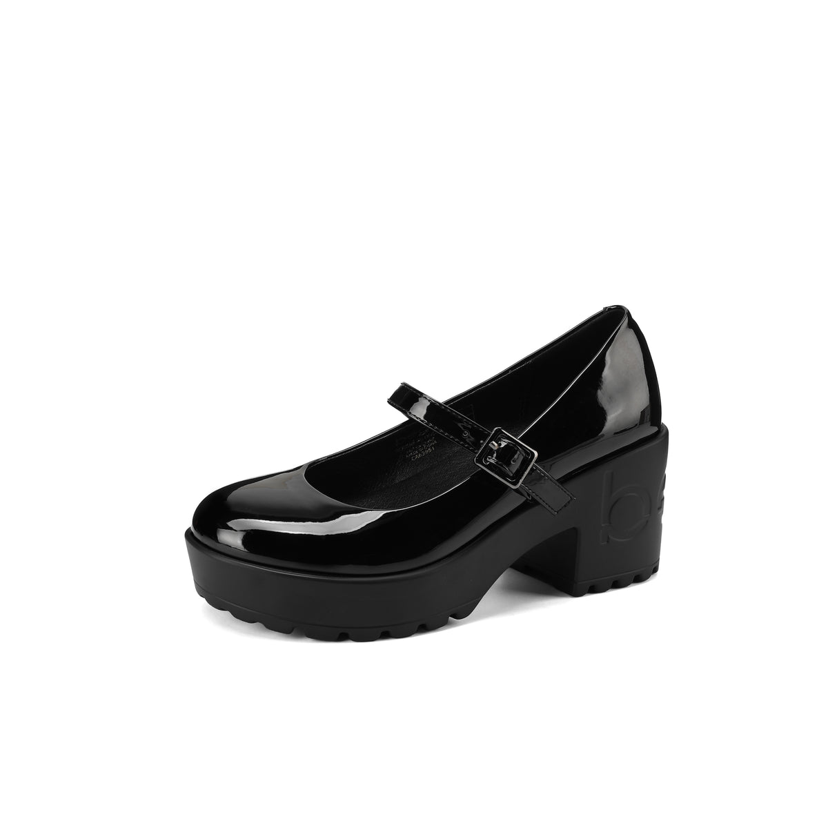 strappy DREY heel - patent black