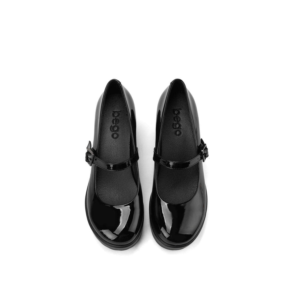 strappy DREY heel - patent black