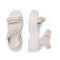 Sandales AXEL en cuir de raisins - beige
